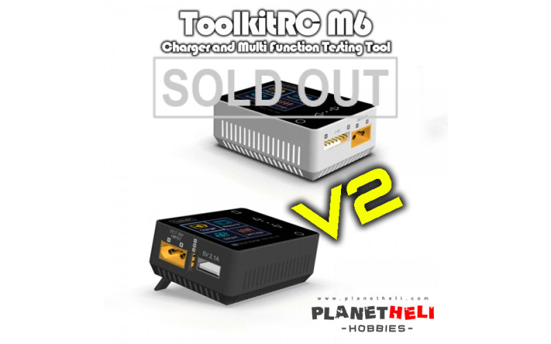 ToolkitRC M6 150W 10A Charger, Cell Checker, Servo Tester